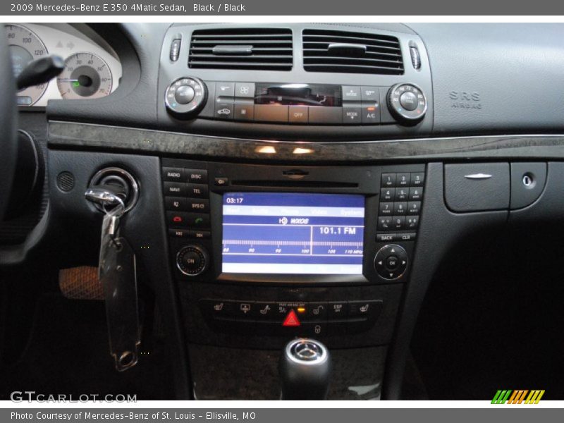 Black / Black 2009 Mercedes-Benz E 350 4Matic Sedan