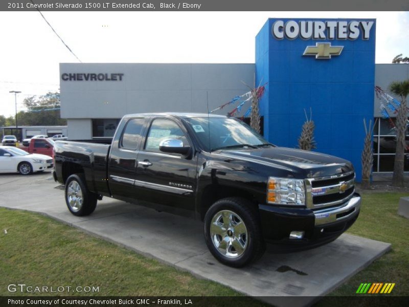 Black / Ebony 2011 Chevrolet Silverado 1500 LT Extended Cab