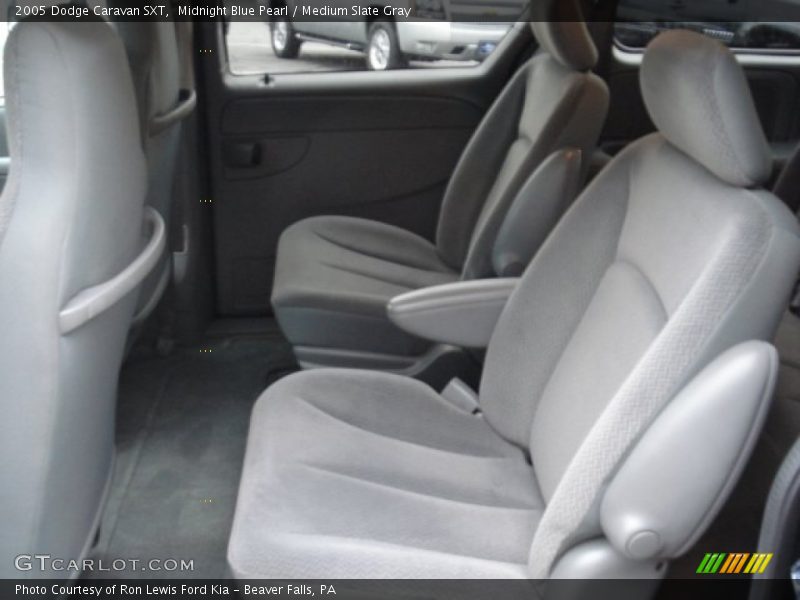 Midnight Blue Pearl / Medium Slate Gray 2005 Dodge Caravan SXT