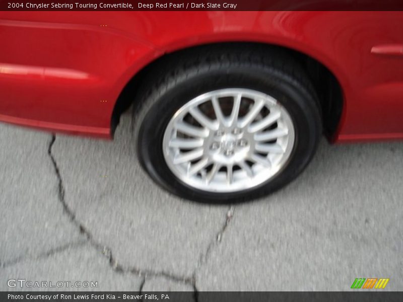 Deep Red Pearl / Dark Slate Gray 2004 Chrysler Sebring Touring Convertible