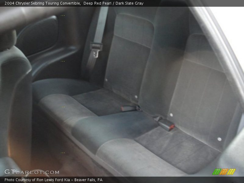 Deep Red Pearl / Dark Slate Gray 2004 Chrysler Sebring Touring Convertible