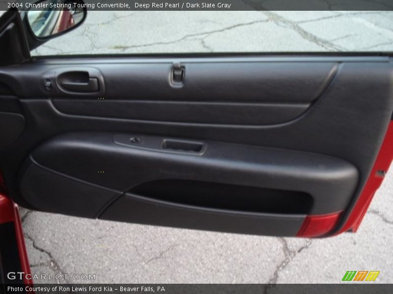 Deep Red Pearl / Dark Slate Gray 2004 Chrysler Sebring Touring Convertible