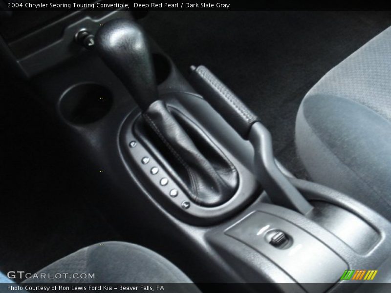 Deep Red Pearl / Dark Slate Gray 2004 Chrysler Sebring Touring Convertible