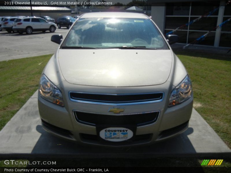 Gold Mist Metallic / Cocoa/Cashmere 2011 Chevrolet Malibu LS