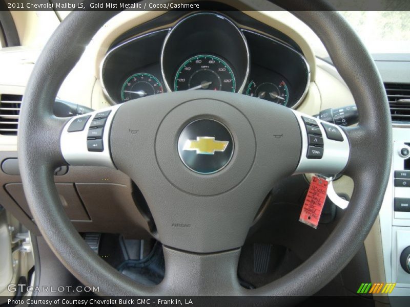 Gold Mist Metallic / Cocoa/Cashmere 2011 Chevrolet Malibu LS