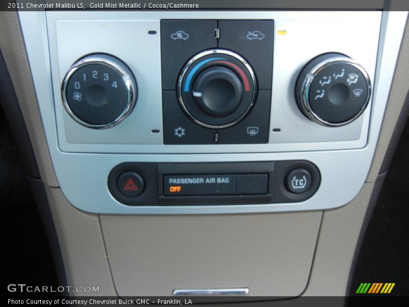 Gold Mist Metallic / Cocoa/Cashmere 2011 Chevrolet Malibu LS