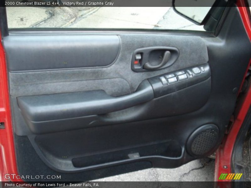 Victory Red / Graphite Gray 2000 Chevrolet Blazer LS 4x4