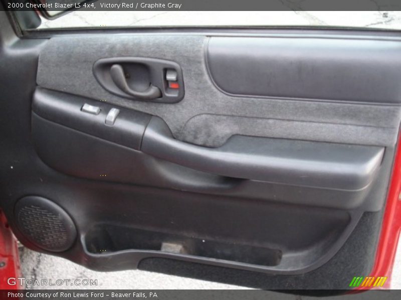 Victory Red / Graphite Gray 2000 Chevrolet Blazer LS 4x4