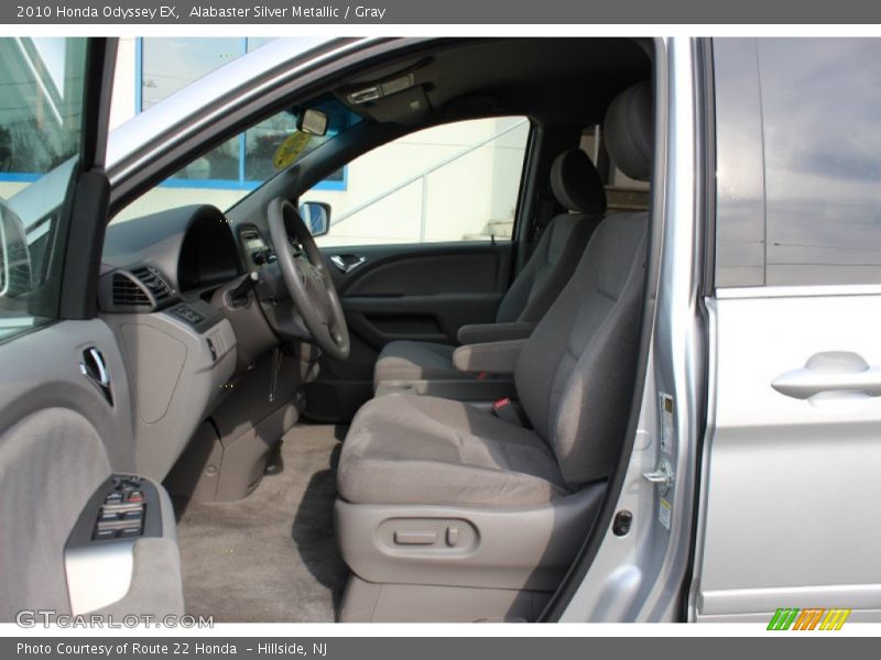 Alabaster Silver Metallic / Gray 2010 Honda Odyssey EX