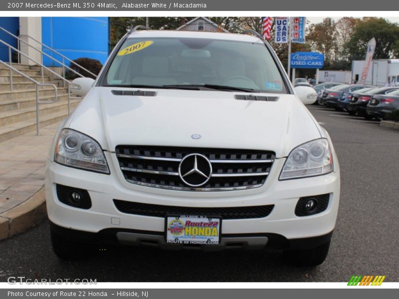 Alabaster White / Macadamia 2007 Mercedes-Benz ML 350 4Matic