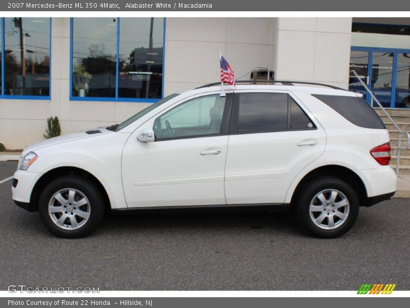 Alabaster White / Macadamia 2007 Mercedes-Benz ML 350 4Matic