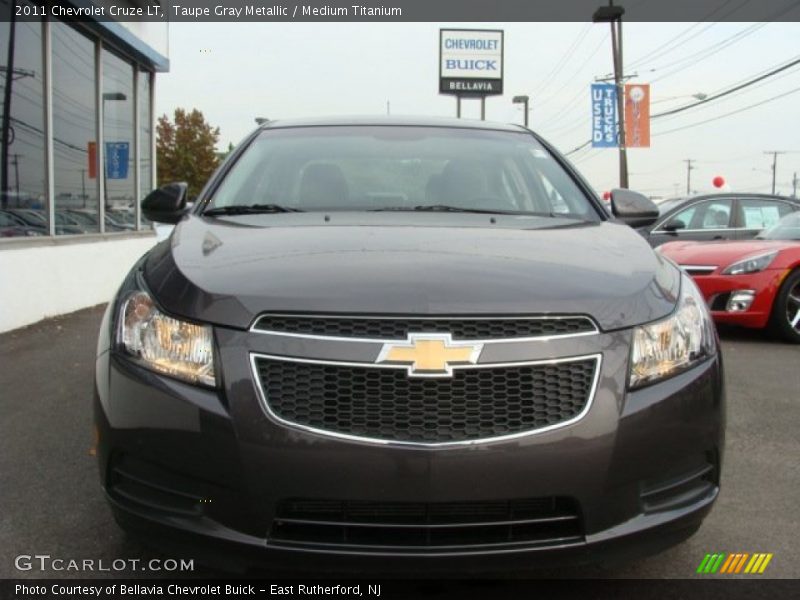 Taupe Gray Metallic / Medium Titanium 2011 Chevrolet Cruze LT