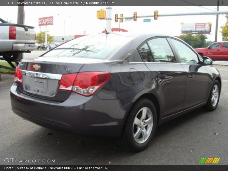 Taupe Gray Metallic / Medium Titanium 2011 Chevrolet Cruze LT