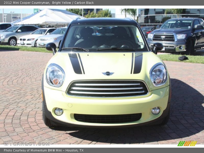 Bright Yellow / Carbon Black 2012 Mini Cooper Countryman