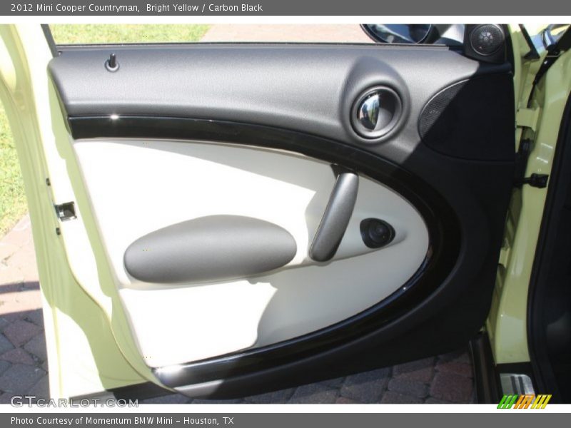 Bright Yellow / Carbon Black 2012 Mini Cooper Countryman
