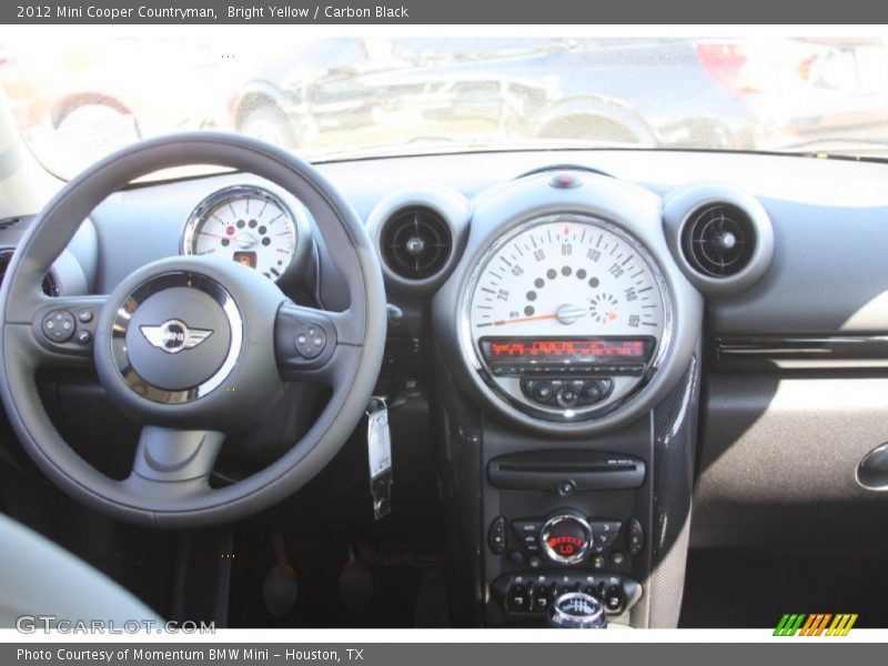 Bright Yellow / Carbon Black 2012 Mini Cooper Countryman
