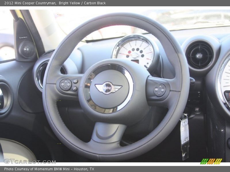 Bright Yellow / Carbon Black 2012 Mini Cooper Countryman