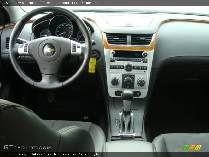 White Diamond Tricoat / Titanium 2011 Chevrolet Malibu LT