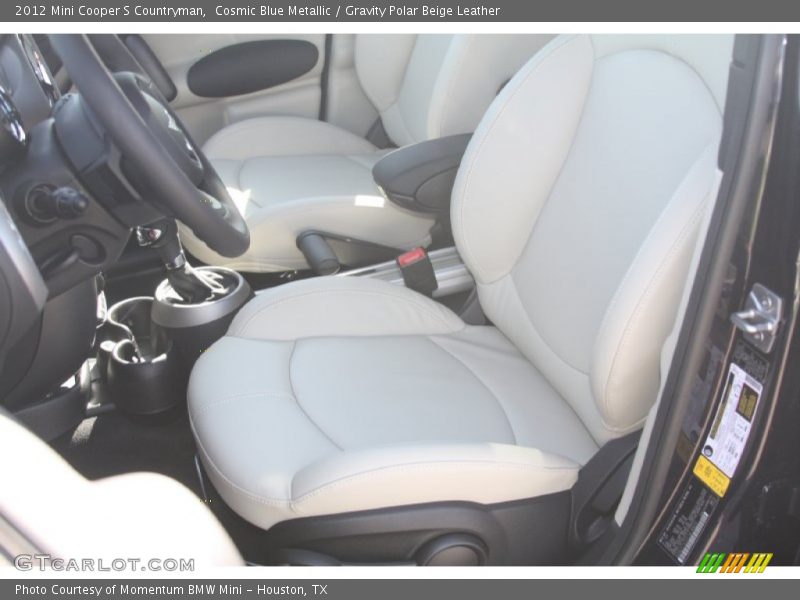  2012 Cooper S Countryman Gravity Polar Beige Leather Interior