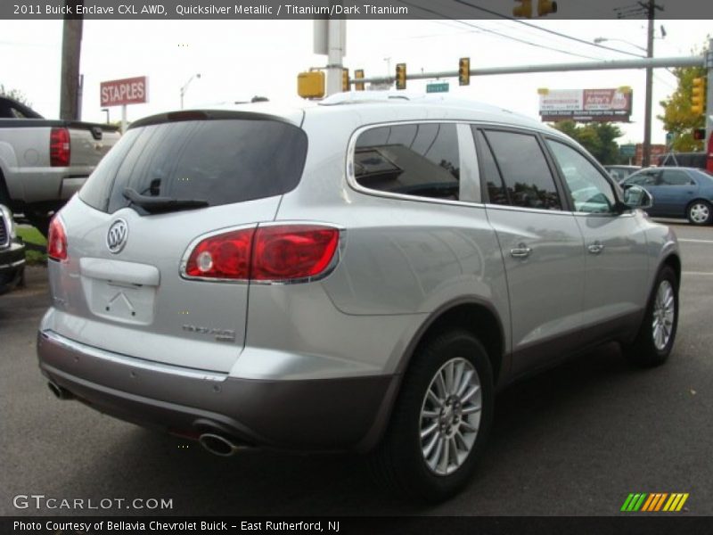 Quicksilver Metallic / Titanium/Dark Titanium 2011 Buick Enclave CXL AWD