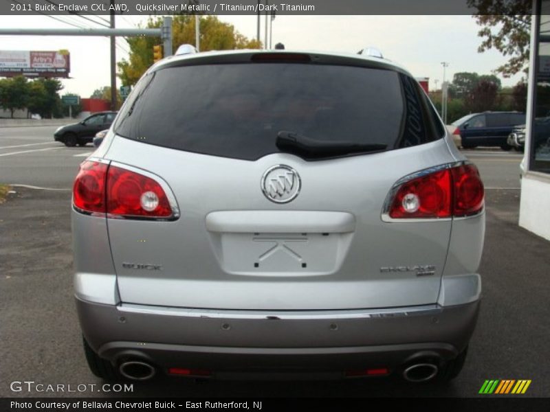 Quicksilver Metallic / Titanium/Dark Titanium 2011 Buick Enclave CXL AWD