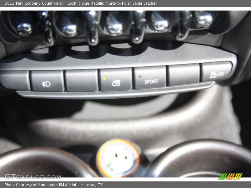 Cosmic Blue Metallic / Gravity Polar Beige Leather 2012 Mini Cooper S Countryman
