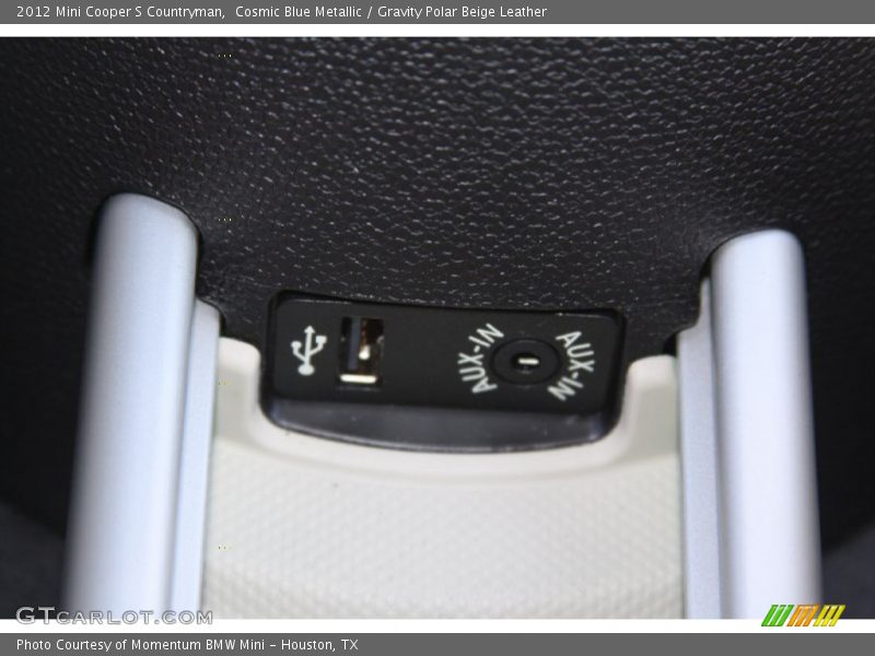 Cosmic Blue Metallic / Gravity Polar Beige Leather 2012 Mini Cooper S Countryman