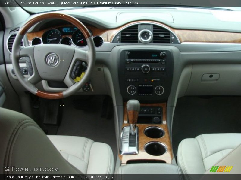 Quicksilver Metallic / Titanium/Dark Titanium 2011 Buick Enclave CXL AWD