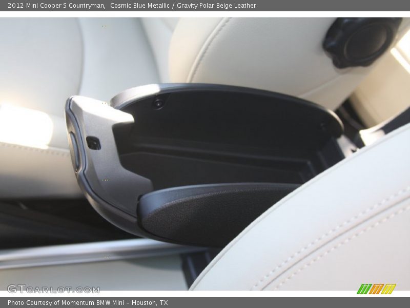 Cosmic Blue Metallic / Gravity Polar Beige Leather 2012 Mini Cooper S Countryman