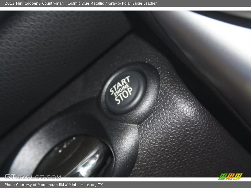 Cosmic Blue Metallic / Gravity Polar Beige Leather 2012 Mini Cooper S Countryman