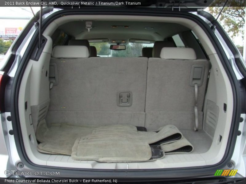 Quicksilver Metallic / Titanium/Dark Titanium 2011 Buick Enclave CXL AWD