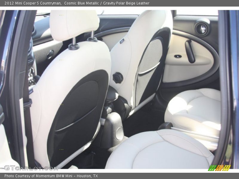  2012 Cooper S Countryman Gravity Polar Beige Leather Interior