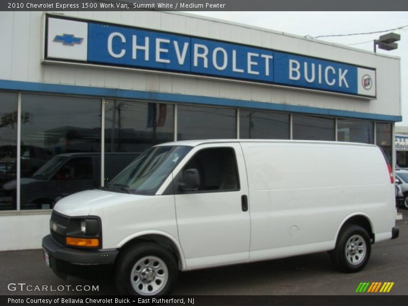 Summit White / Medium Pewter 2010 Chevrolet Express 1500 Work Van