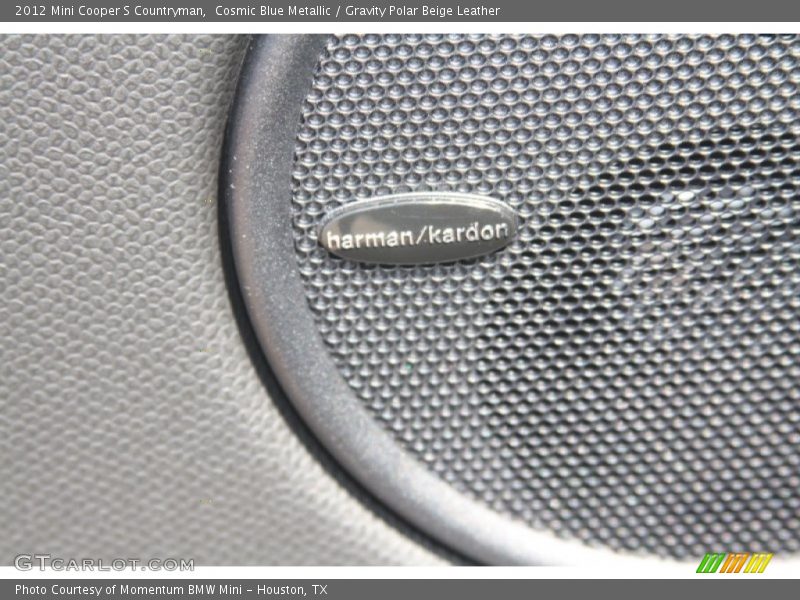 Cosmic Blue Metallic / Gravity Polar Beige Leather 2012 Mini Cooper S Countryman