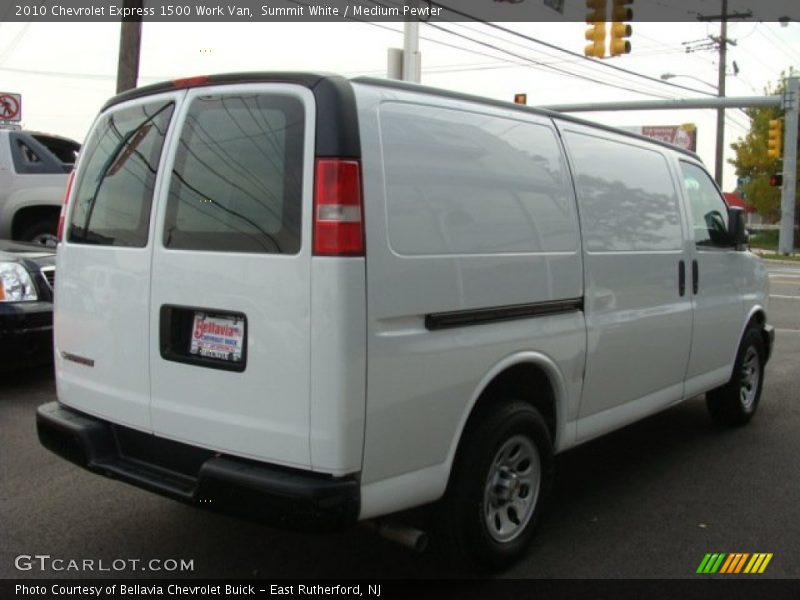 Summit White / Medium Pewter 2010 Chevrolet Express 1500 Work Van