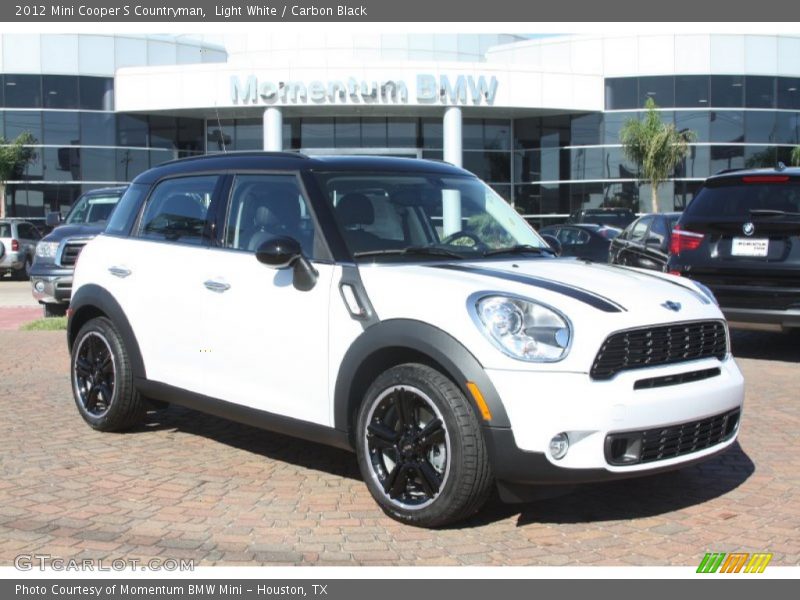 Light White / Carbon Black 2012 Mini Cooper S Countryman