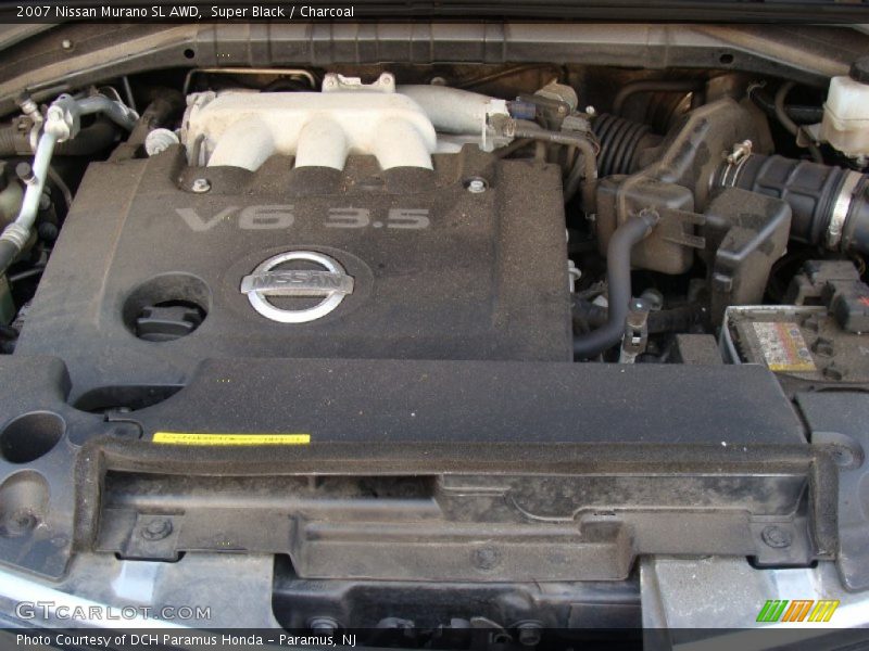 Super Black / Charcoal 2007 Nissan Murano SL AWD
