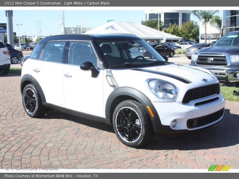 Light White / Carbon Black 2012 Mini Cooper S Countryman
