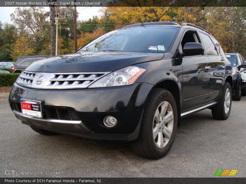 Super Black / Charcoal 2007 Nissan Murano SL AWD