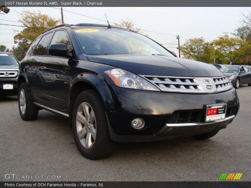 Super Black / Charcoal 2007 Nissan Murano SL AWD