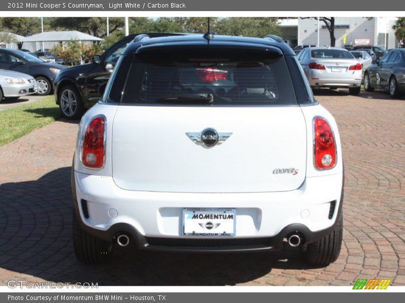Light White / Carbon Black 2012 Mini Cooper S Countryman