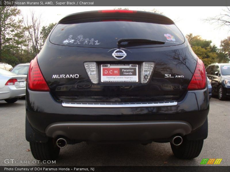 Super Black / Charcoal 2007 Nissan Murano SL AWD