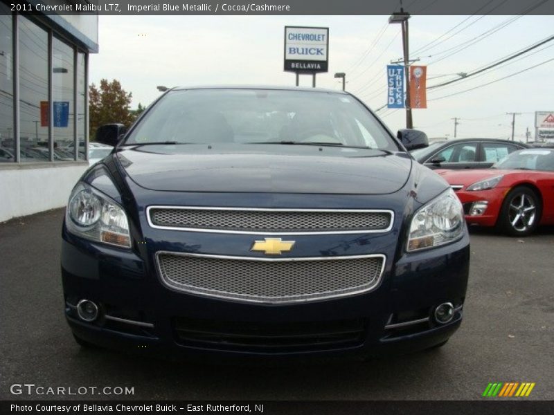 Imperial Blue Metallic / Cocoa/Cashmere 2011 Chevrolet Malibu LTZ