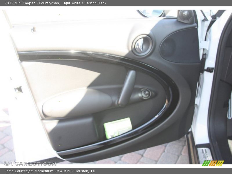 Light White / Carbon Black 2012 Mini Cooper S Countryman