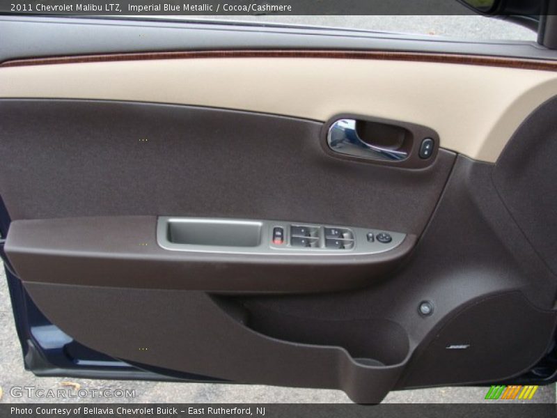 Imperial Blue Metallic / Cocoa/Cashmere 2011 Chevrolet Malibu LTZ