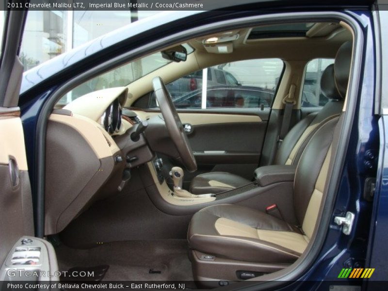 Imperial Blue Metallic / Cocoa/Cashmere 2011 Chevrolet Malibu LTZ