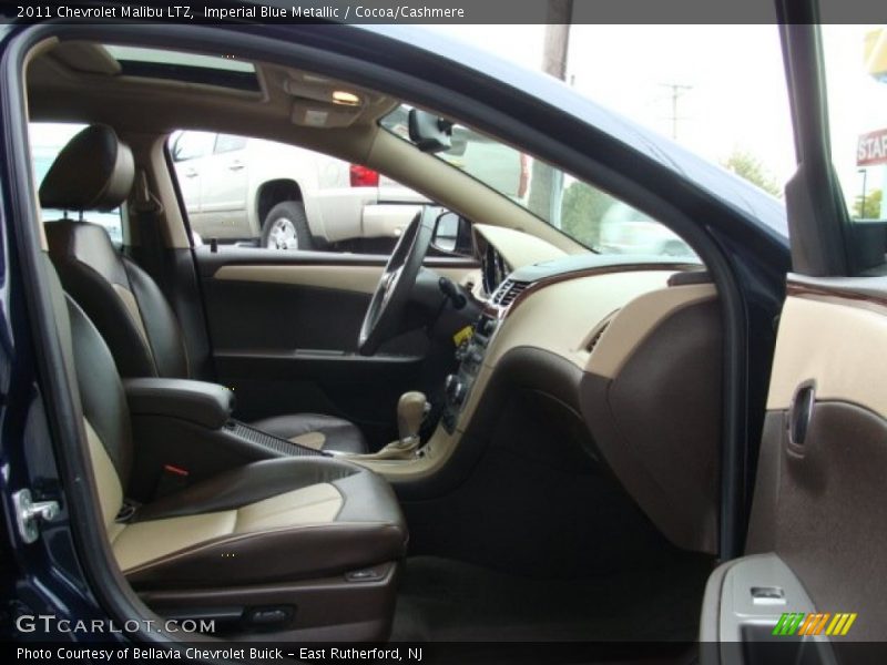 Imperial Blue Metallic / Cocoa/Cashmere 2011 Chevrolet Malibu LTZ