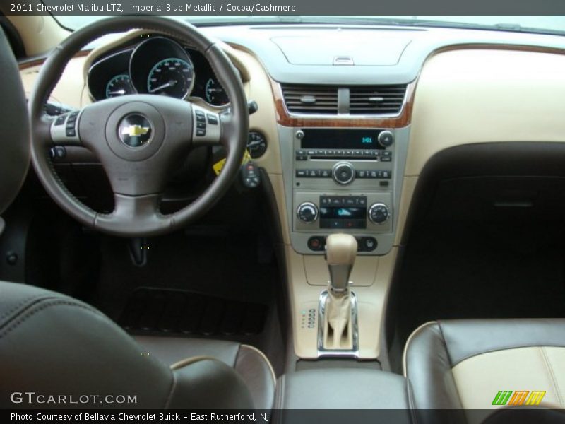 Imperial Blue Metallic / Cocoa/Cashmere 2011 Chevrolet Malibu LTZ