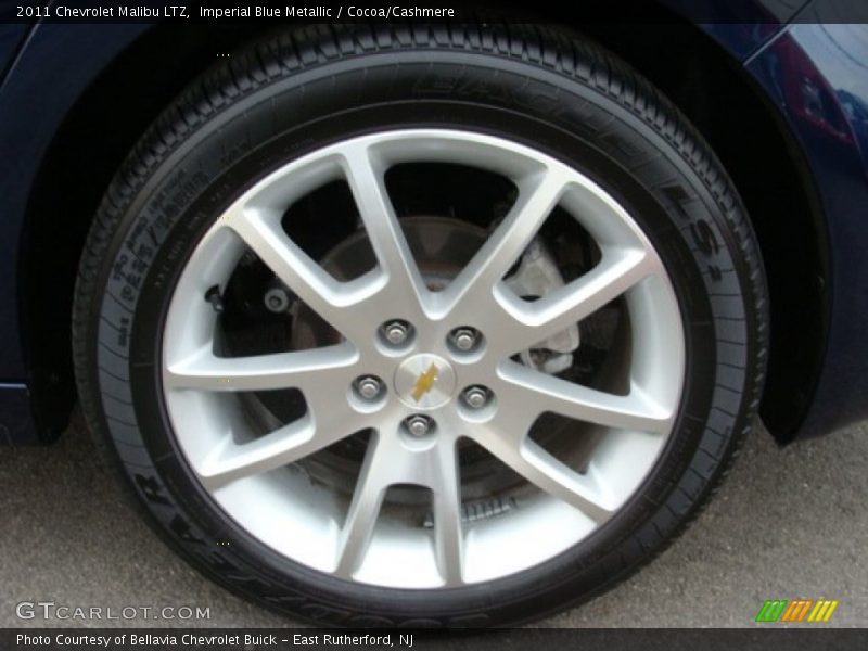 Imperial Blue Metallic / Cocoa/Cashmere 2011 Chevrolet Malibu LTZ