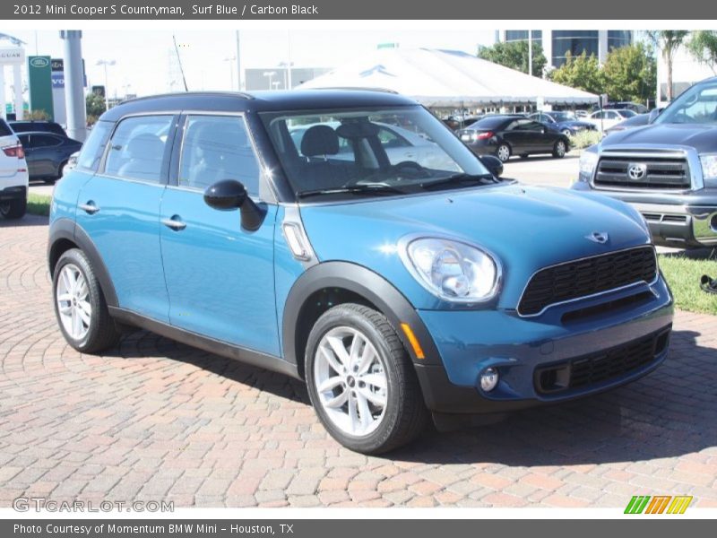 Surf Blue / Carbon Black 2012 Mini Cooper S Countryman